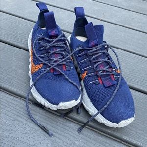 Size 8.5 - Nike Space Hippie 01 Midnight Navy Magma Orange